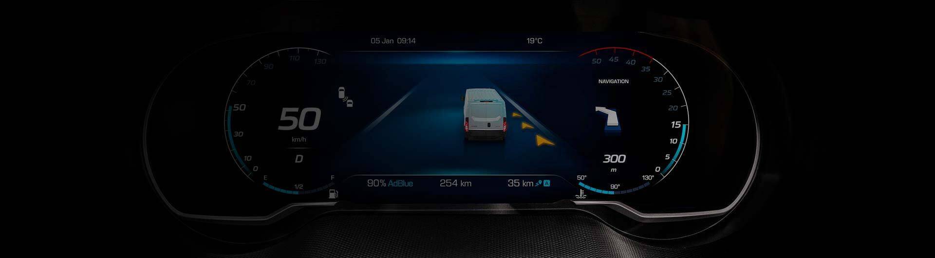 Iveco Daily asystent kierowcy